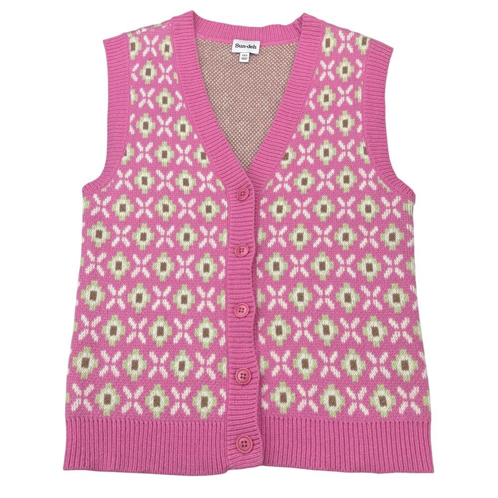 SUNDAY BEST Aritzia Preston Merino Wool Sweater Vest Size 2XS - Picture 2 of 6